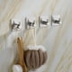 thumbnail image 5 of Ganchos adhesivos, ganchos de pared para colgar abrigos, sombreros, toallas, ganchos para albornoz, montaje en pared, baño y dormitorio, 4 paquetes, 5 of 5