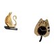 thumbnail image 5 of Figura De Gato Cisne, Estatua Decorativa, Colección De Arte Moderno, Escultura De Animal, Reloj De Pared Silencioso, Adorno De Mesa, Armario Colgante, Sala De Estar, Cocina, Interior, Oficina,, 5 of 8