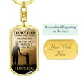 thumbnail image 3 of Best I Can Be Stainless Steel or 18k Gold Premium Swivel Dog Tag Keychain, 3 of 10