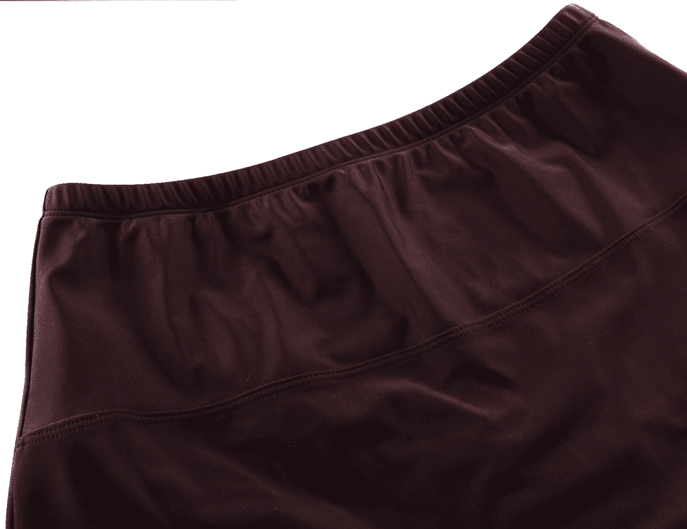 Hilor Women's High Waisted Swim Skirt With Bikini Bottom Tankini Swimsuit