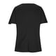 thumbnail image 5 of Camiseta de Cuello Redondo de la Manga Batwing con Botones de Color Sólido Casual de Manga Corta de las Mujeres, Suelto Ajuste Cómodo de Uso Diario, 5 of 7