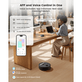 thumbnail image 4 of Lefant M330 Pro LiDAR Navigation Robot Vacuum and Mop, 450ml Visible Dustbin, 190° PSD Obstacle Avoidance, Multi-Level Mapping, Robot Vacuum Cleaner for Hardwood Carpets Pet Hair, 4 of 12