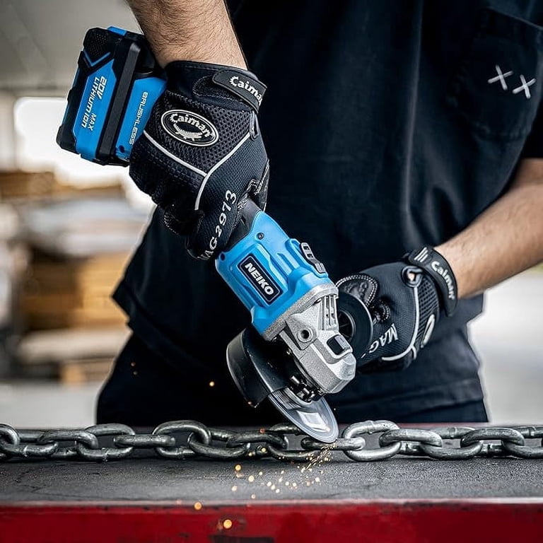 2800 20 Cordless Angle Grinder For Milwaukee M18 Battery, 3 Speed Adjustable Brushless Grinder With Up To 8500 Rpm 5 8 11 Spindle Portable Grinder For 4 1 2 Wheels For Cutting Grindingno Battery Cut Off Tool