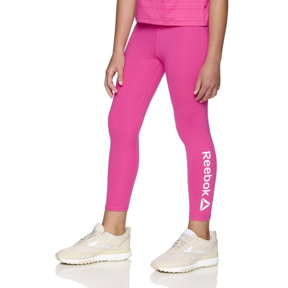 Reebok Girl's Active Prestige 7/8 Legging With 18" Inseam, Sizes 4-18
