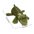 thumbnail image 3 of Cute Plush Animal Design Cosmetic Pencil Case, Soft Durable Alligator Figure Pouch for Women, for Office Gifts Travel Stationery Pen Case Pencil Pouch, 3 of 7