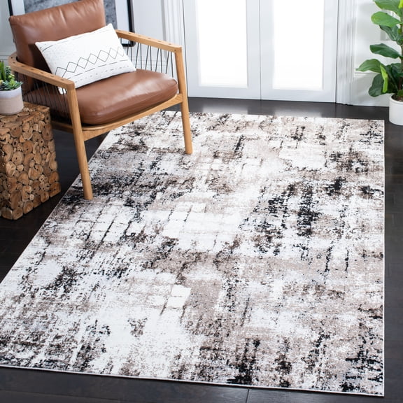 Safavieh Lilypond Langdon Abstract Area Rug, Ivory/Gray, 4' x 6'