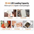 thumbnail image 6 of Package Delivery Boxes for Outside,Large Parcel Drop Boxes with Secure Storage,Anti-Theft Galvanized Steel,Waterproof Lockable Parcel Storage Box for House, Porch, Curbside, 6 of 6