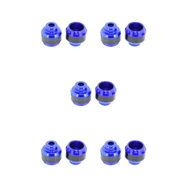 Speravity 1 par de horquilla delantera universal, copa anticolisión, protección contra caídas, deslizador a prueba de arañazos, protectores de choque, Azul 5piezas Speravity CBP185725