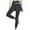 Black, variant on Clearance!Women Leggings with Skirt Color Block Tennis Skirted Leggings with Skirt High Waist Running Sports Skirt Leggings with Pockets Cropped Trousers