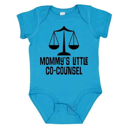 

Inktastic Mommy Little Co Counsel Lawyer Gift Baby Boy or Baby Girl Bodysuit