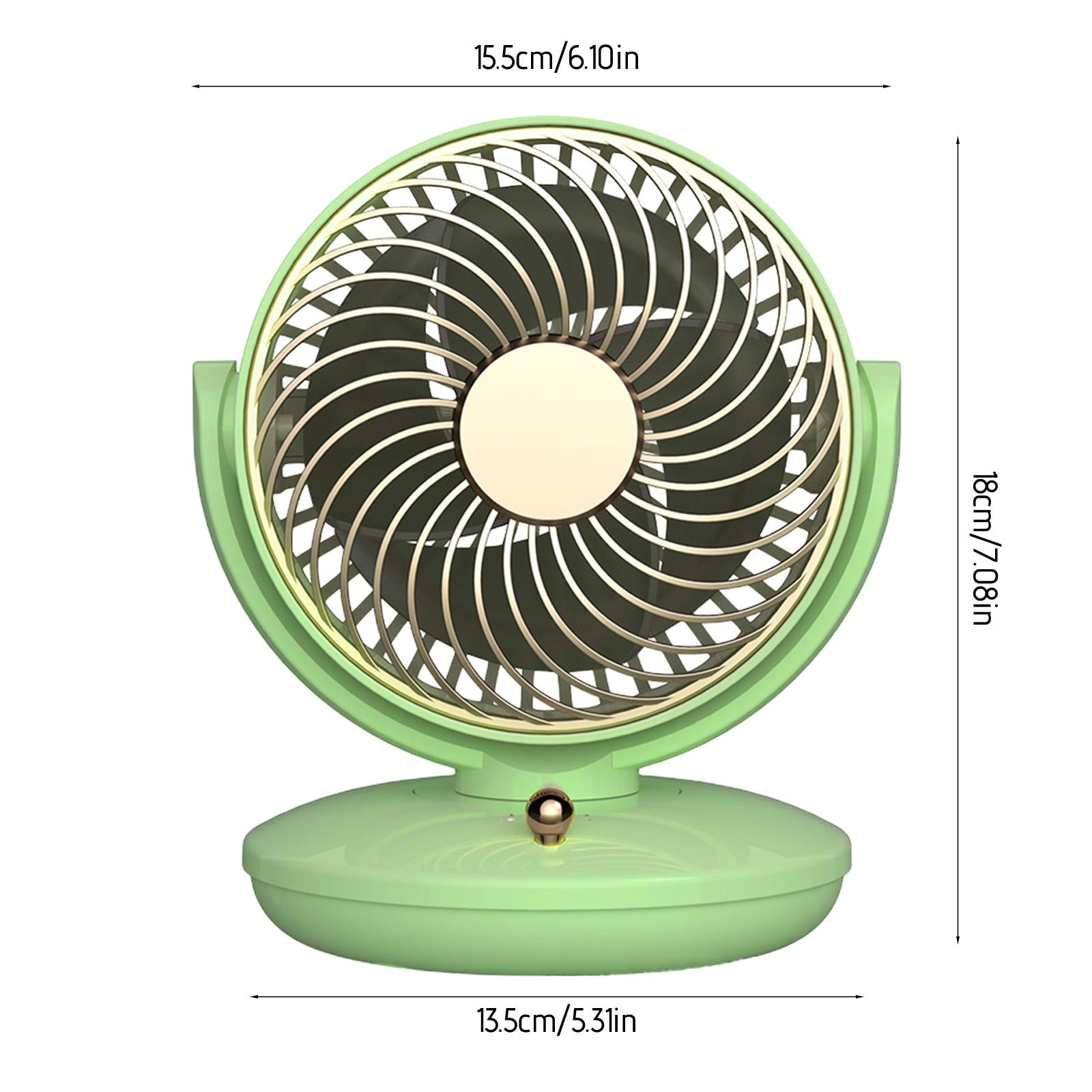 Fan for Bedroom, 7 Inches, Quiet Table Air Circulator Fans for Whole Room, 120° Oscillation, 3 Speeds, 140° Adjustable Tilt, Desktop Fan for Home, Office, Kitchen