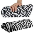 thumbnail image 7 of Cushion,Rest Cushion Nail Hand Pillow Manicure Arm Rest Holder Nail Table Desk Stand Manicure Hand Cushion Pad For Salon Home Black White, 7 of 7