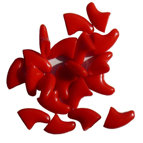 HDP Kitty or Doggy Nails Caps Size:Large Color:Red