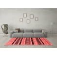 thumbnail image 3 of Ahgly Company Indoor Rectangle Solid Red Modern Area Rugs, 8' x 12', 3 of 4