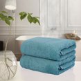 thumbnail image 3 of Unique Bargains 2PCS 100% Cotton Embroidered Hand Towels Absorbent 16'x30', 3 of 9