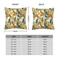 thumbnail image 2 of Pofeuu Yellow Tulips Print Double-sided plush pillowcase Square Throw Pillow Covers Pillows Cover for Living Room Bedroom Sofa Couch Cushion Cover（No pillow core）-18"x18", 2 of 7