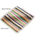 thumbnail image 3 of Striped Handkerchief & Towel Set for versatile daily use – absorbent soft cloths ideal for kitchen bath tea service bar counters and table top, 3 of 7