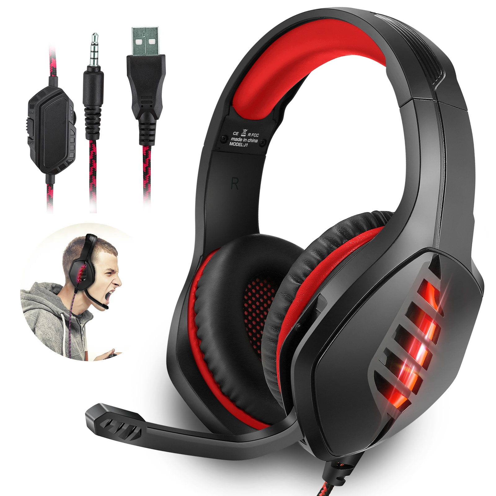 xbox one red headset