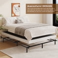 thumbnail image 4 of Awesofurni Queen Bed Frame, 7 inch Low Heavy Duty Platform Bed Frames, Fits Box Spring and Mattress, Adjustable, Easy Assembly, Noise‑Free, 4 of 8