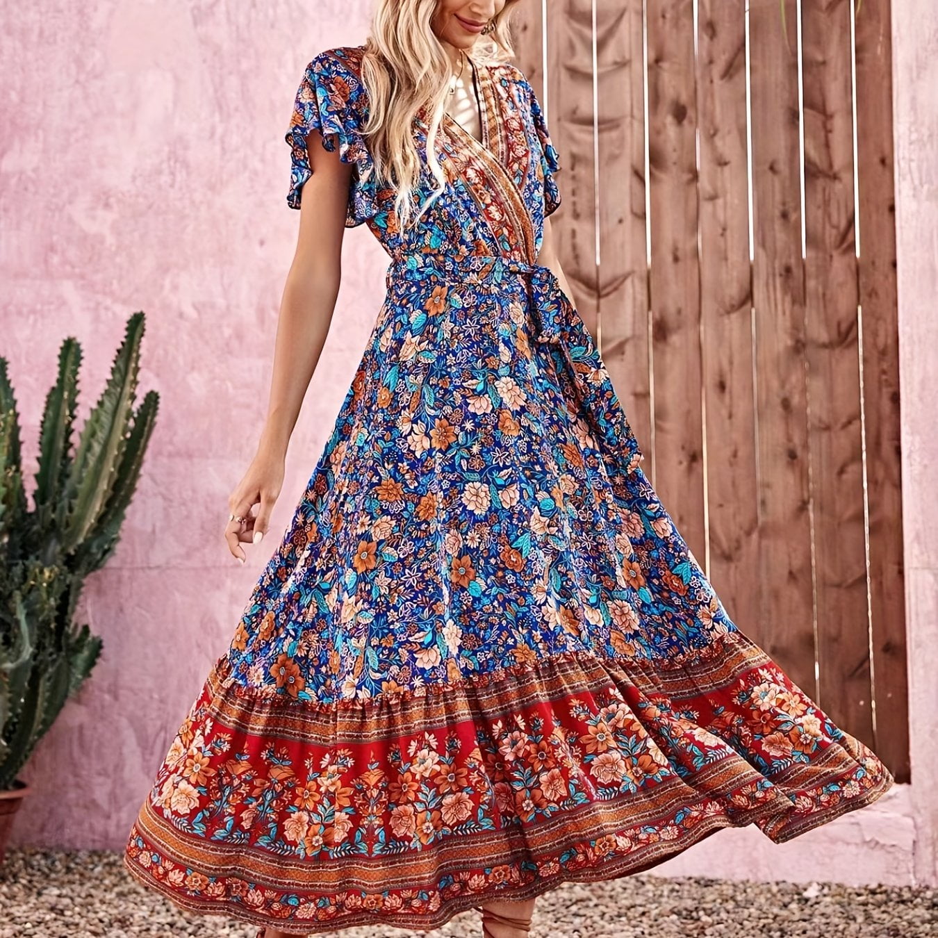 princess polly baby blue dress Boho Clothing at M&S