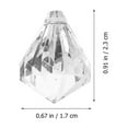 thumbnail image 2 of Eease Clear Crystal Prism Chandelier Pendants - 1 Pack, 2 of 6