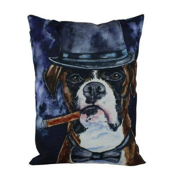 Dog | Mr Boxer Watercolor | Pillow Cover | Dogs | Home Decor | 16 x 12 Throw Pillow | Dog Lover Gift | Dog Mom Gift | Pillows
