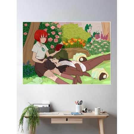 Chise And Ruth Poster Wall Art, Modern Wall Decor For Living Room Bedroom, 16x24 UNFRAMED