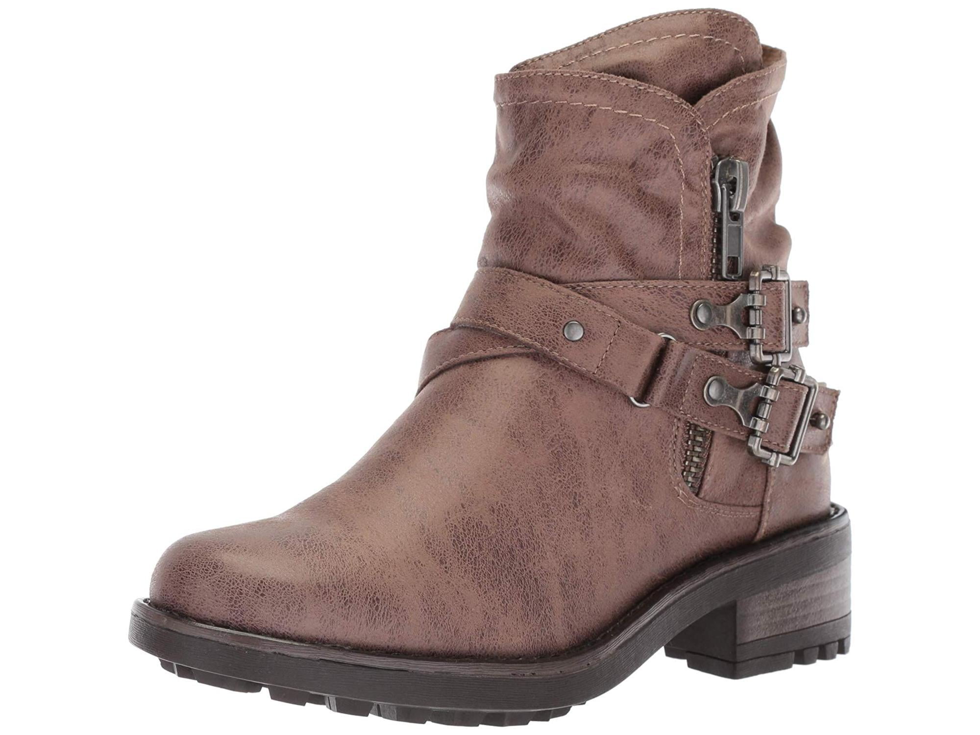 Shiloh Motorcycle Boot, Taupe, Size 