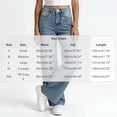 thumbnail image 6 of Luivaraty Jeans for Women Wide Leg Outdoor Jeans Casual Trendy High Button Zip Waist Denim Pants with Pockets, L-2XL, 6 of 6