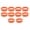 Orange, variant on M Buder 10Pcs Goat Collar Sheep Identification Bands Livestock Marking Ring PU Leather Farming Equipment Supplies for Animal Tracking Safety 13.8 inches / 35 cm Red