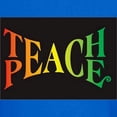 thumbnail image 3 of CafePress - Teach Peace Kids Dark T Shirt - Dark T-Shirt Kids XS-XL, 3 of 4