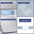thumbnail image 5 of USB Rechargeable 3kg/0.1g Digital Kitchen Scales Digital Bakery Scales, Desktop, Peeling Function, 5 of 5