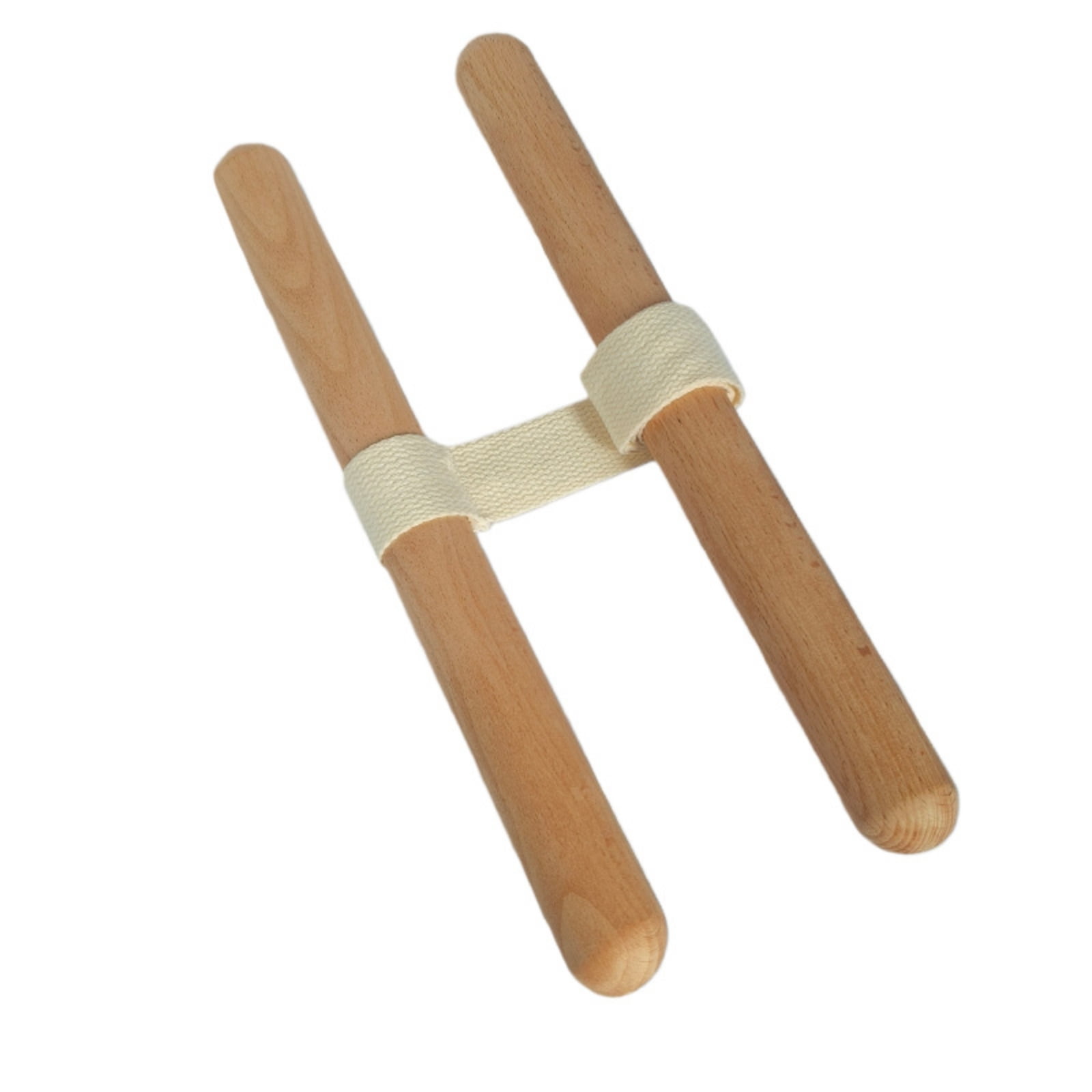 EHJRE Beech Wood Exercise Resistance Bands Workout Equipment Stretching Bar Elastic Handles Portable Design Suitable for Flexibility Training Home Fitness Rehabilitation