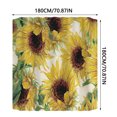 thumbnail image 3 of Shower Curtain 70x70 Inch With 12 Plastic Hooks Waterproof Bathroom Heavy Side Machine Washable Quick Dry, 3 of 7