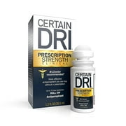 Certain Dri Prescription Strength Clinical Antiperspirant, Roll-On, 1.2 Oz., 2-Pack