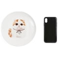 thumbnail image 2 of Pet Portrait White Porcelain Middle Print 8" Plate Set - I Love Exotic Shorthair, 2 of 7