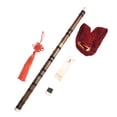 thumbnail image 1 of Flute Professional Chinese Dizi Woodwind Musical Instrument G Key, 1 of 11