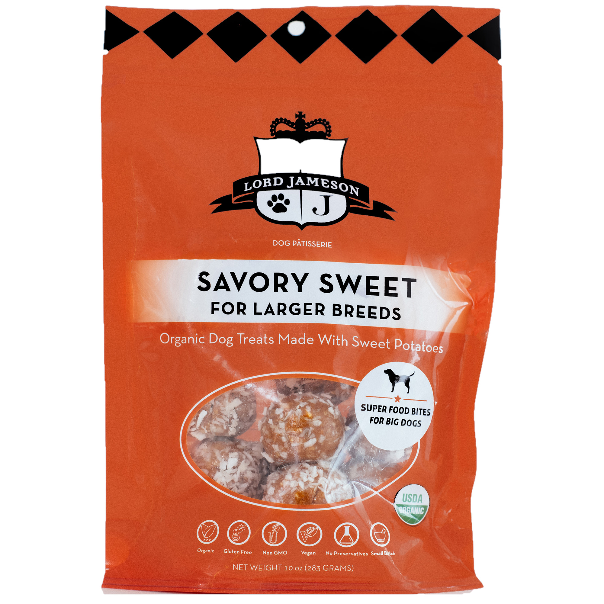 Lord Jameson Savory Sweet Large Breed Organic Dog Treats, Organic Dog