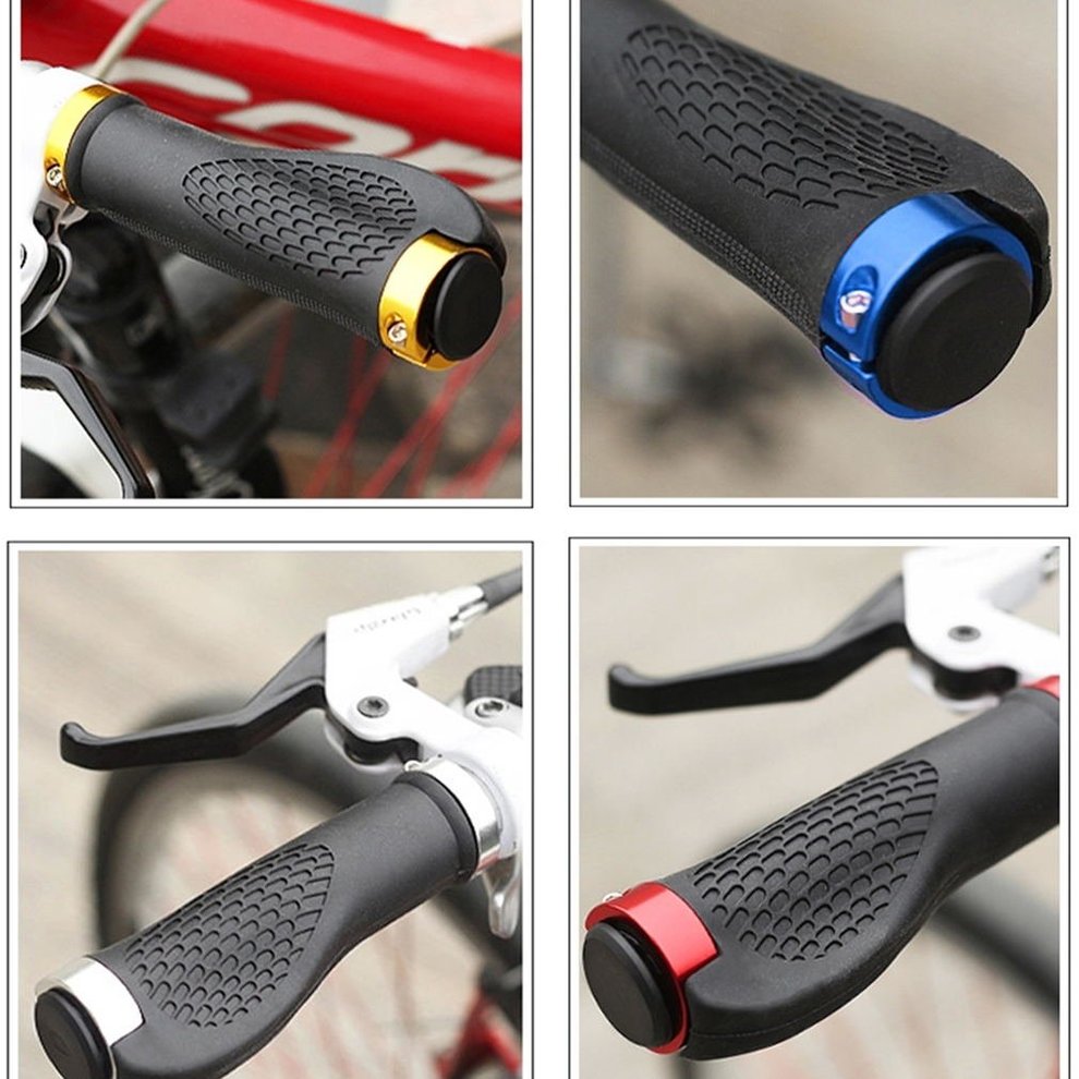 1 Pair MTB BMX Bicycle Mountain Bike Handle Handlebar Soft Rubber Bar Grip End