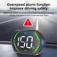 thumbnail image 4 of Velocímetro GPS Universal, Pantalla HUD para Coche con Pantalla Grande y Alarma de Velocidad, Pantalla de Advertencia para Todos los Vehículos., 4 of 5