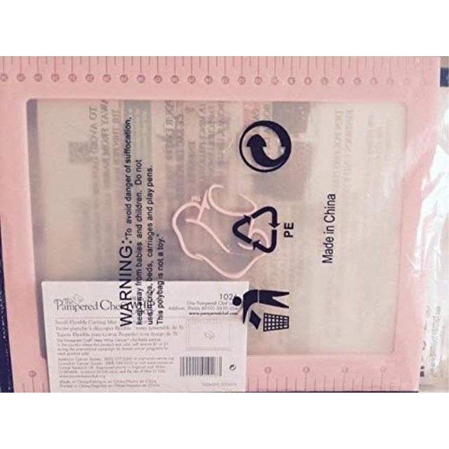 Pampered Chef Small Pink Cutting Mats (Set of 3)