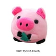 thumbnail image 2 of Juguete de peluche para mascotas en movimiento activo resistente a mordeduras para perros que juegan en interiores (cerdo) rosa, 2 of 5