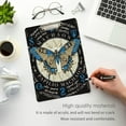 thumbnail image 4 of FMSHPON Butterfly Retro Magical Inscriptions Clipboard Hardboard Wood Nursing Clip Board and Pull for Standard A4 Letter 13x9 inches, 4 of 7