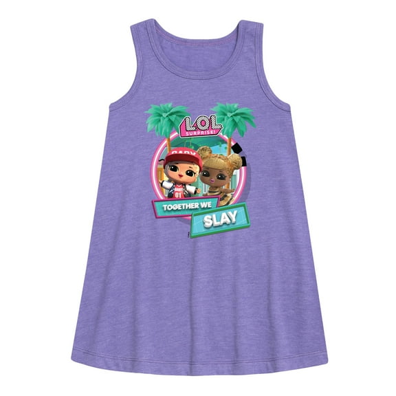 Lol Surprise! - Together We Slay - Toddler & Youth Girls A-line Dress