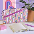 thumbnail image 4 of Pen + Gear 2 Zip Rainbow Pencil Pouch in White with Multi-colour Design, 4 of 5