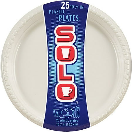 Solo 10 Inch Plate White