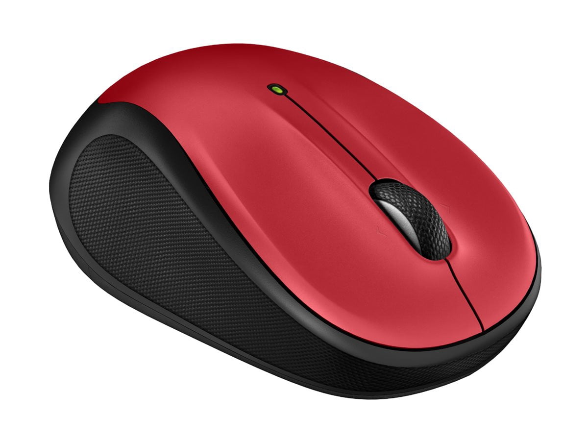 Logitech M325s Wireless Mouse, 2.4 GHz with USB Receiver, 1000 DPI Optical Tracking, Red