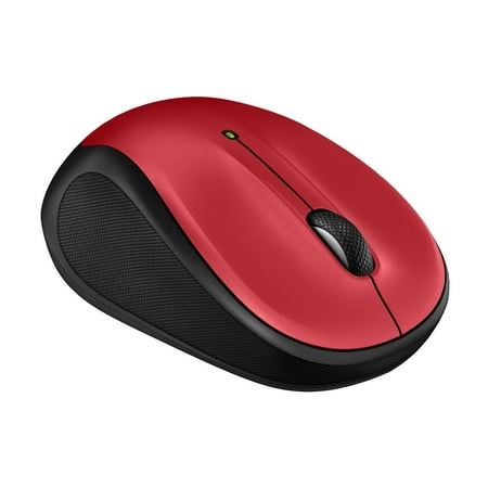 Logitech - M325s Wireless Optical Compact Ambidextrous Mouse - Wireless - Red