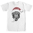 thumbnail image 1 of Gas Monkey Santa Monkey Christmas Red Had Men's T-Shirt Small, 1 of 1