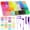 multicolor 1, variant on Neutral Colors Rubber Bands with Hair Styling Tools, 1500 Pcs Elastic Ties for Baby, Toddler Hair Accessories, Gift Stocking Stuffers for Girls Women